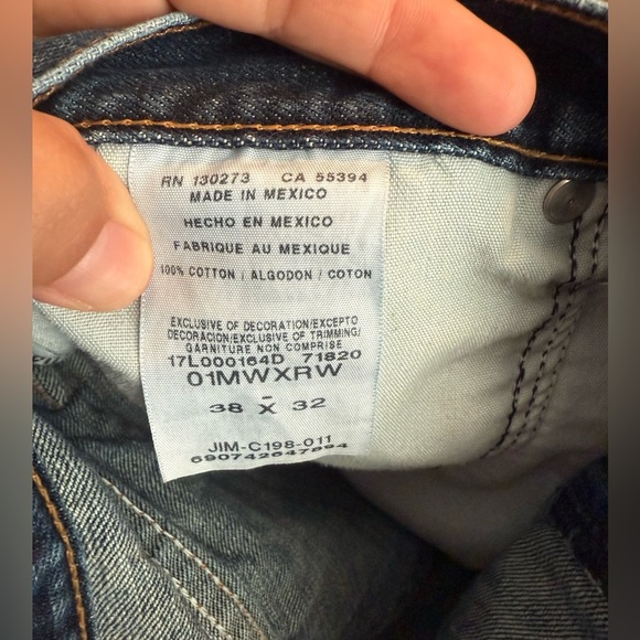 Wrangler 20X Denim Blue Jeans Size 38x32 Men’s - Picture 8 of 8